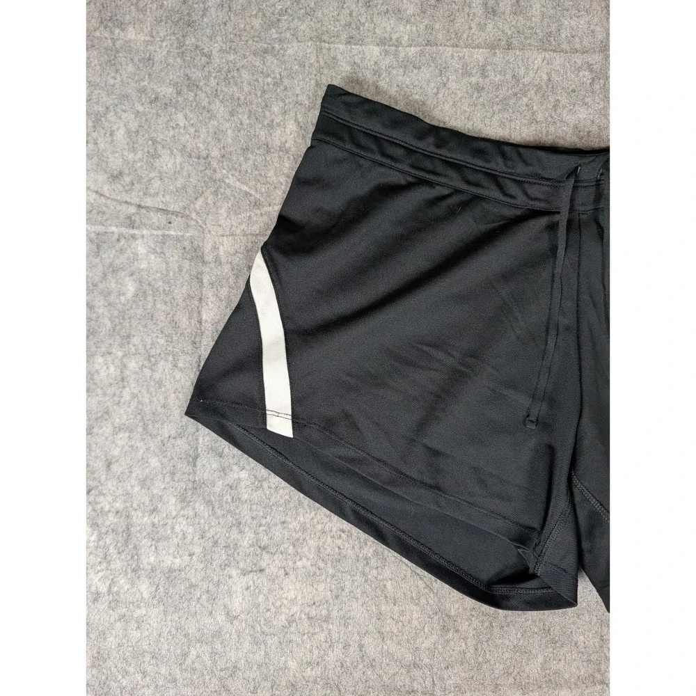 Nike Dri-FIT Womens Black White Athletic Running Shorts L